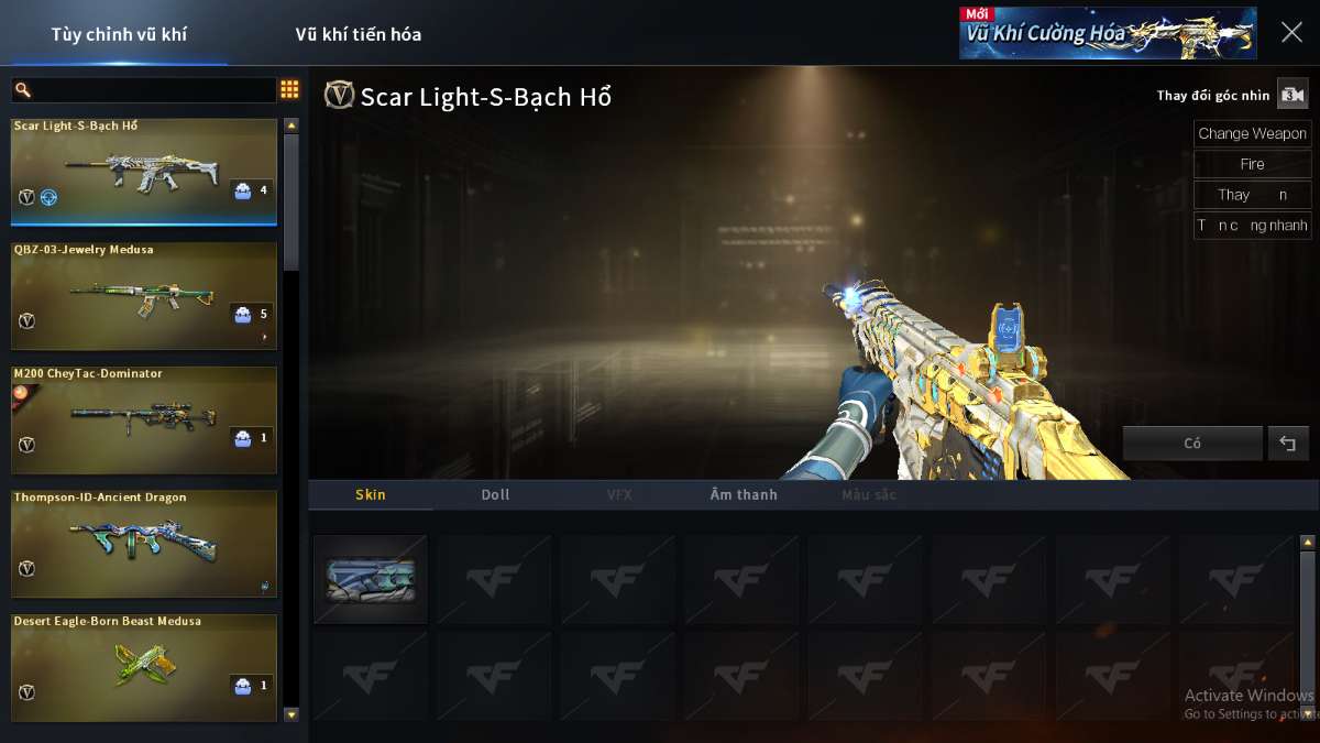 shop acc cf uy tin gia re